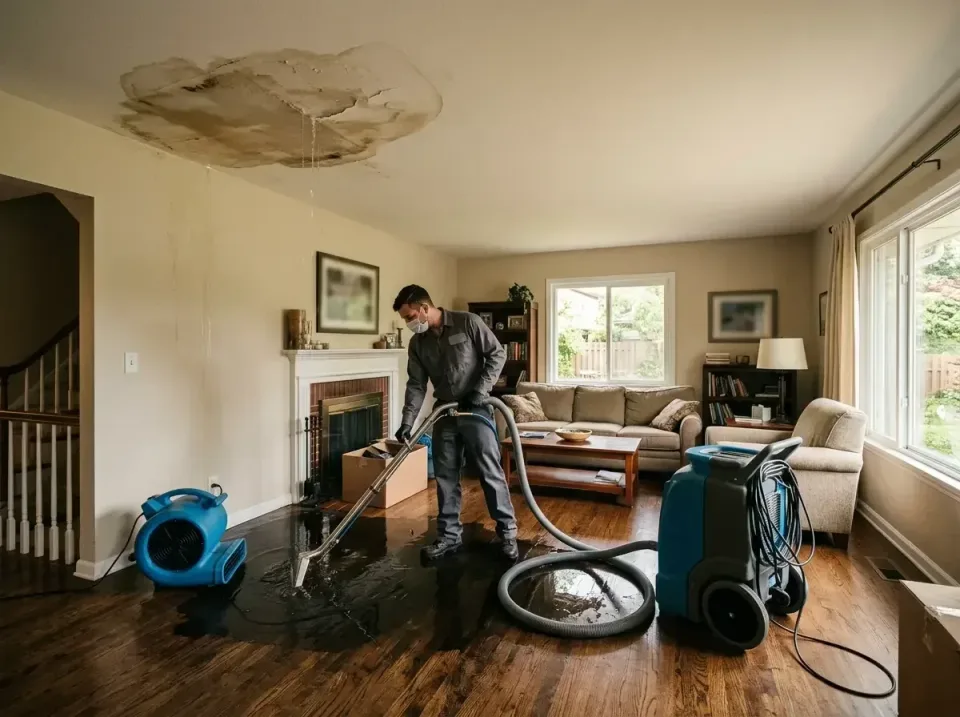 attic-pipe-burst-ceiling-drip-008 — frequently asked questions, Water Damage Restoration & Carpet Care in Leonardtown, MD